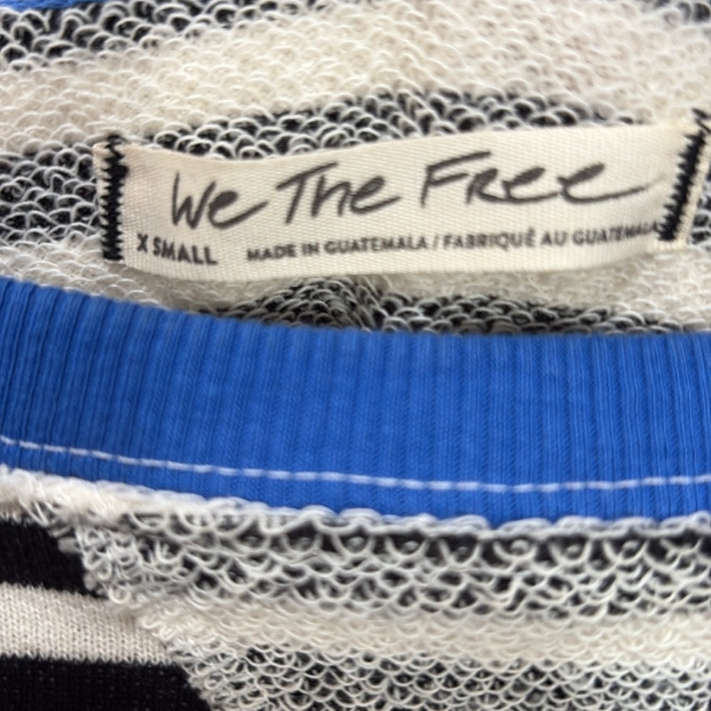 Free People Classic Striped Oversized
Crewneck - Picture 7 of 7